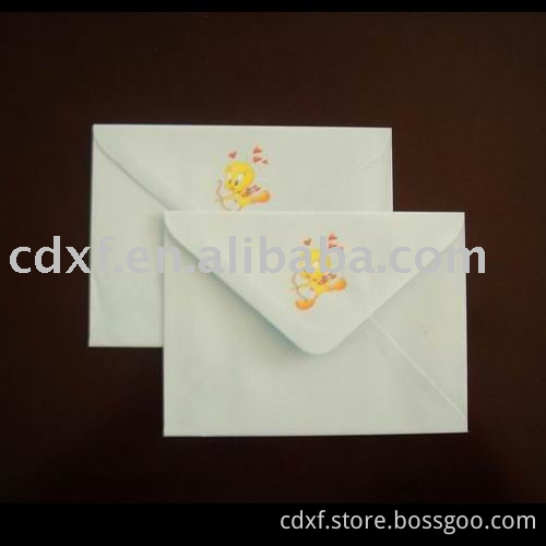 Envelope with customized style